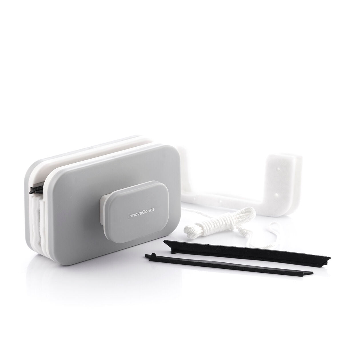 Pulivetro Magnetico InnovaGoods™ – Vetri brillanti dentro e fuori… senza rischi!